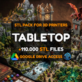 TTRPG STL Pack – 110,000+ Tabletop Miniature, Monster & Terrain Models For 3D Printers
