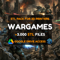 Wargames STL Pack – 3,000+ Tabletop Miniature & Vehicle Models For 3D Printers
